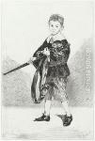 L'enfant A L'epee Oil Painting by Edouard Manet