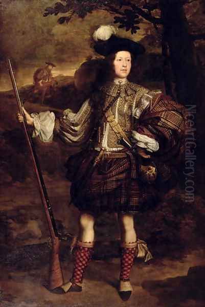 Sir Mungo Murray (1668-1700), c.1683 Oil Painting by John Michael Wright