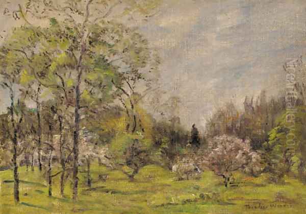 Spring Landscape 2 Oil Painting by Theodore Wendel