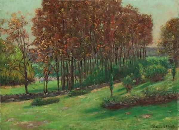 Ipswich Landscape Oil Painting by Theodore Wendel