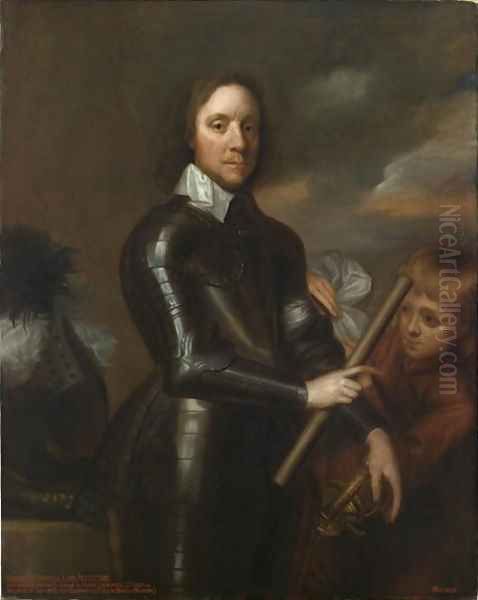 Portrait of Oliver Cromwell 2 Oil Painting by Robert Walker