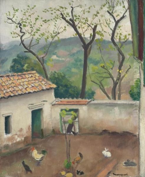 Le Coq Oil Painting by Albert Marquet