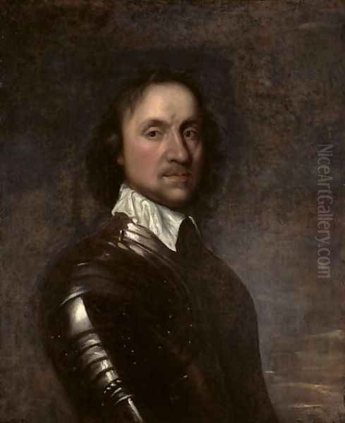 Portrait of Oliver Cromwell Oil Painting by Robert Walker