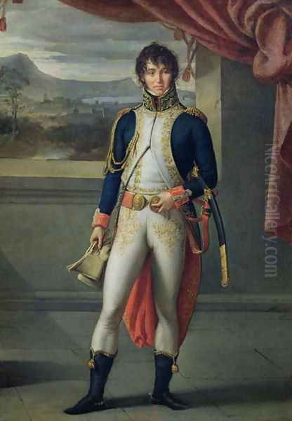 Joachim Murat (1767-1815) Oil Painting by Jean Baptiste Joseph Wicar