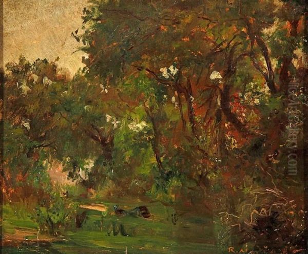 Paisaje Oil Painting by Ramon Marti Y Alsina