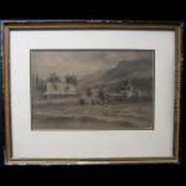 Homestead Oil Painting by Thomas Mower Martin