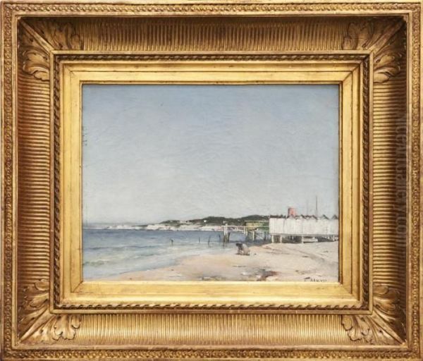 La Plage Du Prado Oil Painting by Francois Maury