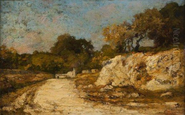 Paysage Provencal Oil Painting by Francois Maury