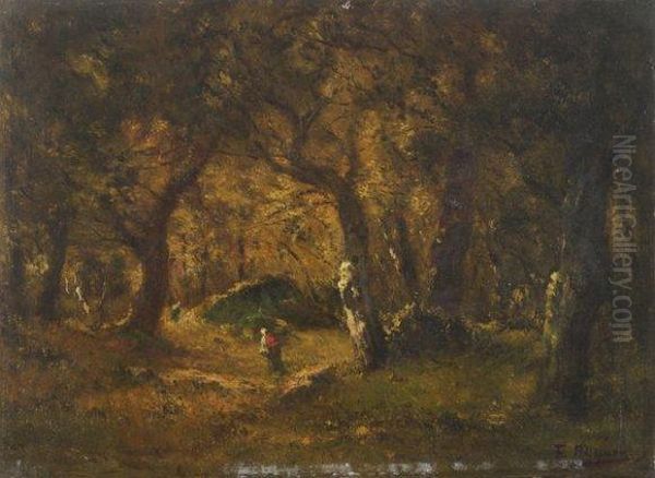 Dans La Foret Oil Painting by Francois Maury