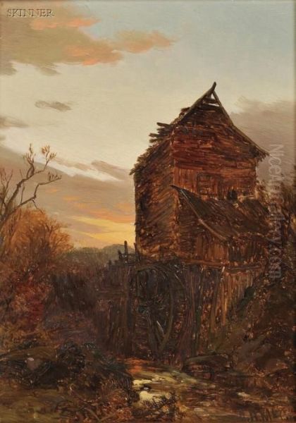 Old Mill, Berkshire County Oil Painting by George Herbert McCord