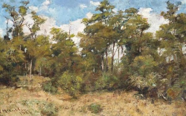 Gum Trees - Mt Macedon Oil Painting by Frederick McCubbin