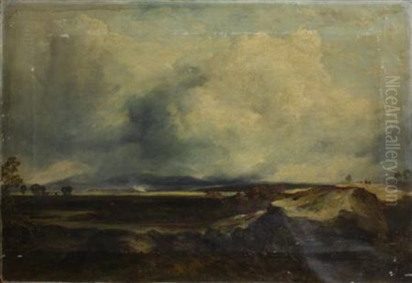 On The Moors Oil Painting by Horatio McCulloch