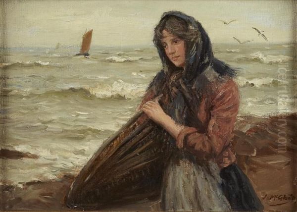 The Fisher Girl Oil Painting by John Mcghie