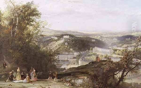 Torquay Harbour, c.1830 Oil Painting by John Rawson Walker