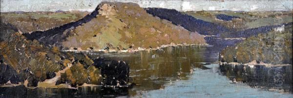  across The Lake  Oil Painting by William Beckwith Mcinnes