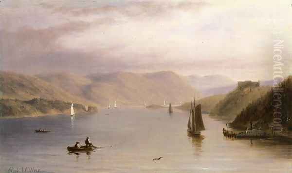 Hudson River, Looking South from West Point Oil Painting by Robert Walter Weir