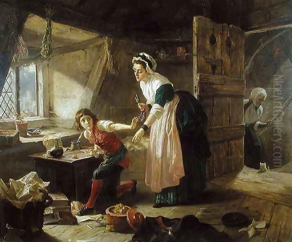 Chatterton 1765 Oil Painting by Henrietta Mary Ward