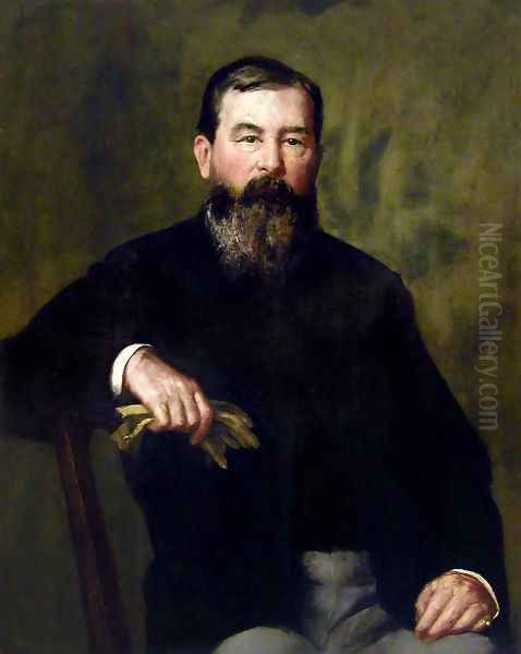 Portrait of a Bearded Gentleman Oil Painting by Henry Oliver Walker