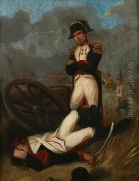 Le Soldat Mort Oil Painting by Jean-Louis-Ernest Meissonier