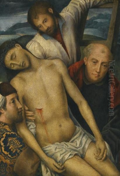 The Deposition Of Christ Oil Painting by Hans Memling