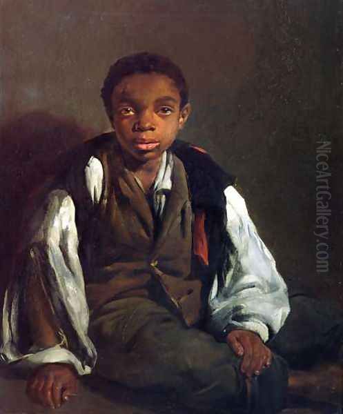 The Black Boy, 1844 Oil Painting by William Lindsay Windus