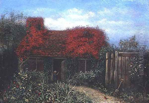 The Virginia Creeper Oil Painting by William Lindsay Windus