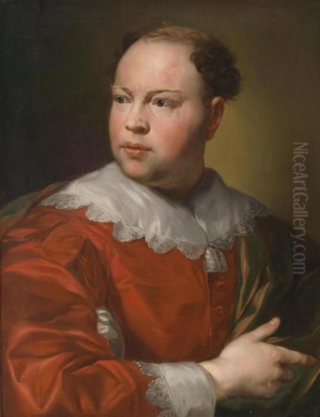 Portrait Of P. John Gahagan Oil Painting by Anton Raphael Mengs