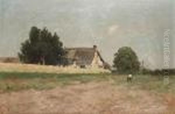 Boer Op Het Veld Oil Painting by Isidore Meyer