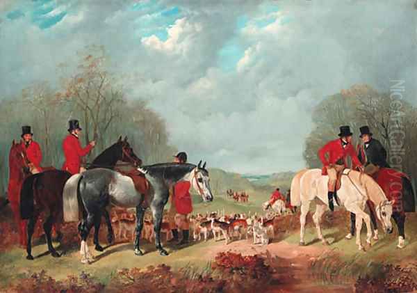 The Meet Oil Painting by Henry Woollett