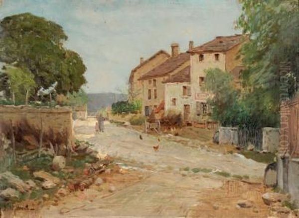 Le Village Oil Painting by Joseph Million