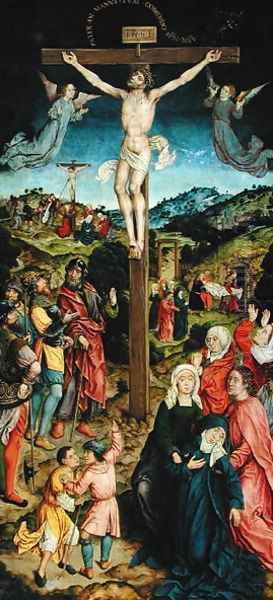 Christ on the Cross Oil Painting by Goossen van der Weyden