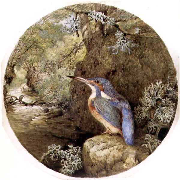 The Kingfishers Haunt, 1864 Oil Painting by Harrison William Weir