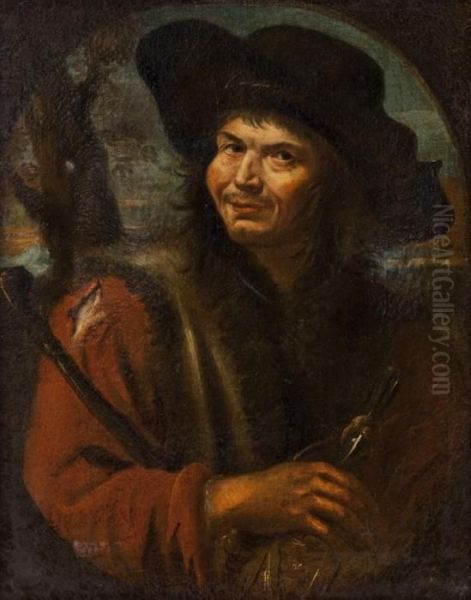 Giovane Bevitore Oil Painting by Pier Francesco Mola