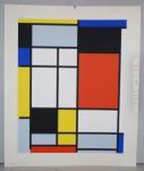 Composition Oil Painting by Piet Mondrian