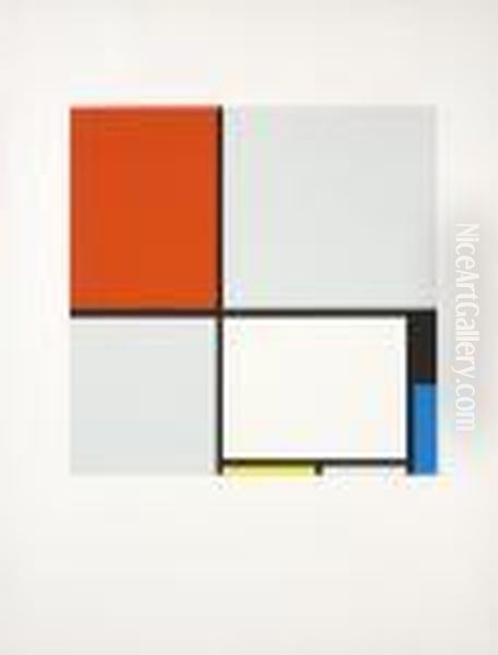 Album De Douze Sujets Oil Painting by Piet Mondrian