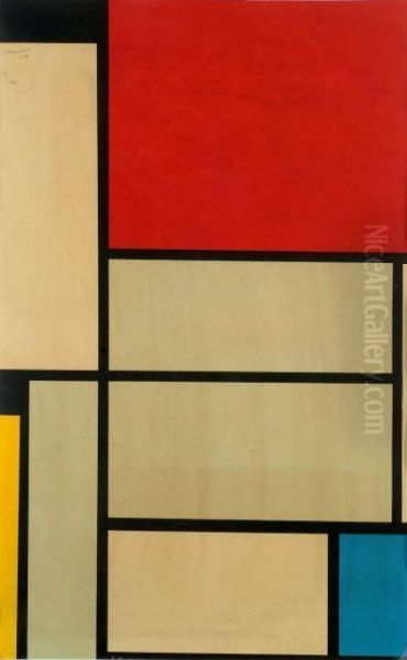 Der Sieg Der Farbe Oil Painting by Piet Mondrian