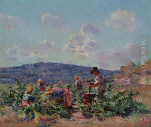 The Pickers Oil Painting by Frederic Montenard