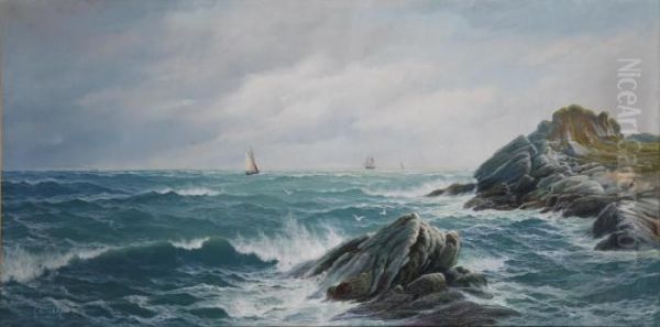 Open Seascape Oil Painting by Edward Moore