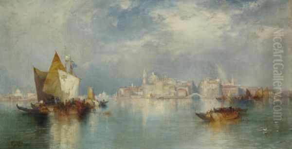 Venice Oil Painting by Thomas Moran