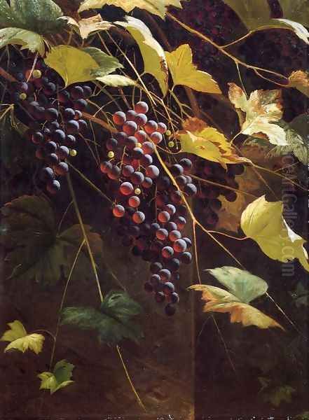 Wild Grapes Oil Painting by Andrew John Henry Way