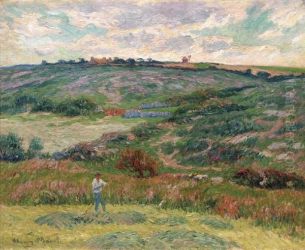 Le Faucheur Oil Painting by Henri Moret