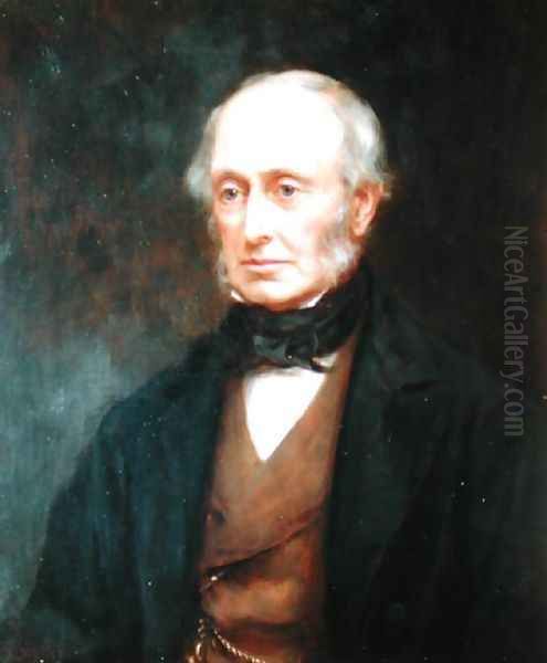 Lord William George Armstrong (1800-90) aged 88, 1898 Oil Painting by Mary Lemon Waller