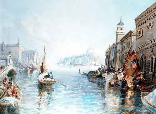 Venice Oil Painting by Frank Wasley