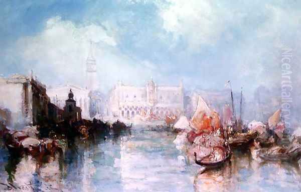 Venice 2 Oil Painting by Frank Wasley