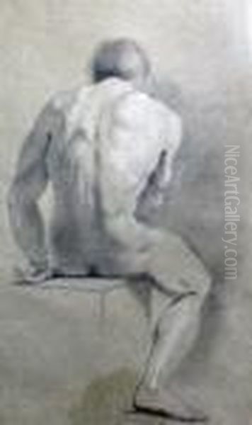 Nude Study Oil Painting by John Hamilton Mortimer