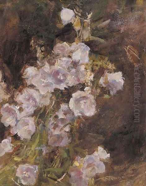 Canterbury Bells Oil Painting by James Lawton Wingate