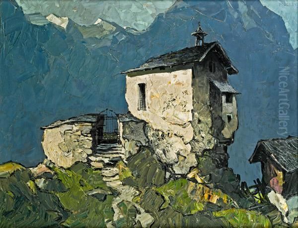 Bergkapelle Oil Painting by Oskar Mulley