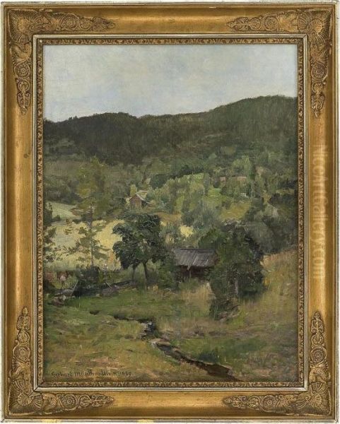 From Ulvin Oil Painting by Gerhard Peter Frantz Munthe