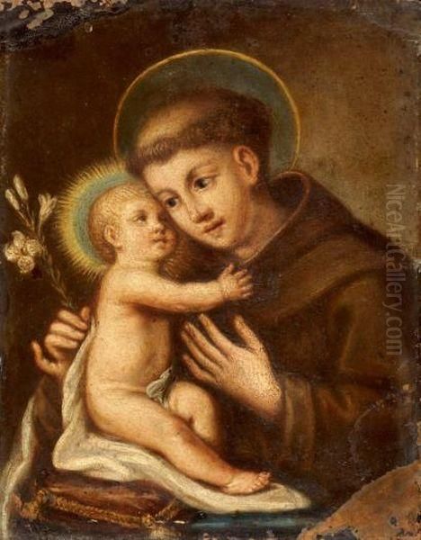 Saint Antoine De Padoue Oil Painting by Bartolome Esteban Murillo