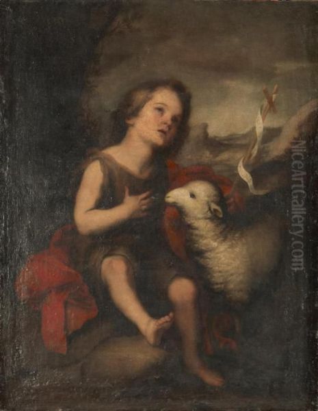 Johannes Doparen Oil Painting by Bartolome Esteban Murillo